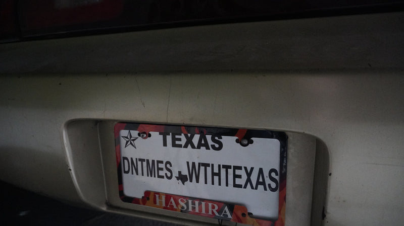 Hashira License Plate Frame