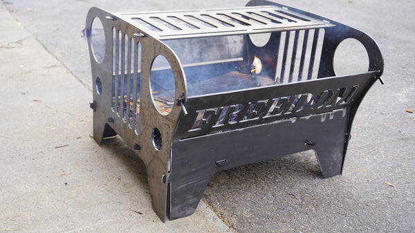 Portable Off-Road Fire Pit BBQ Grill