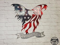 In God We Trust Eagle Flag