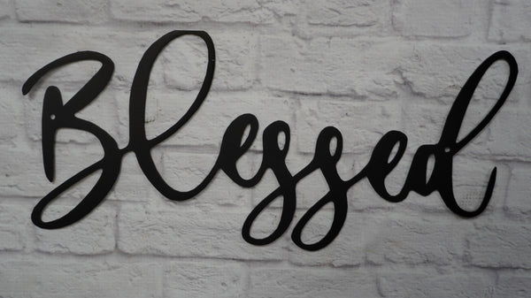 Blessed Steel Wall Decor