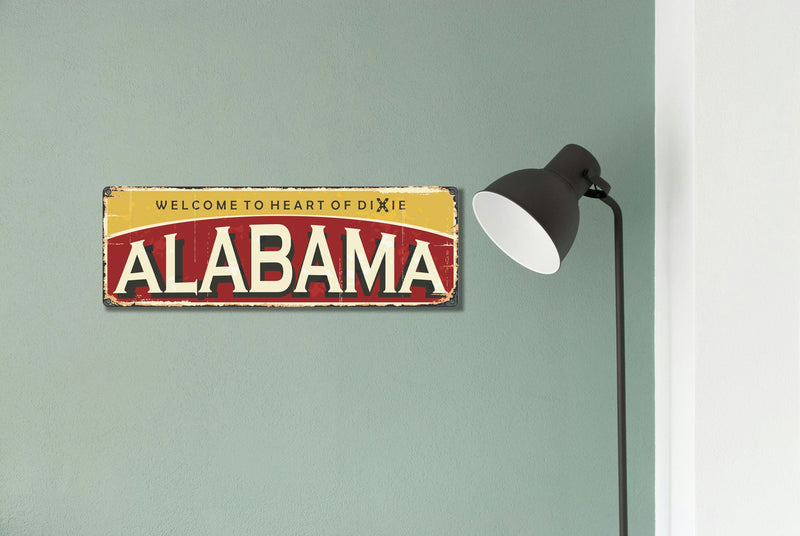 Vintage State Sign