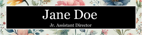 Office Desk Name Plate