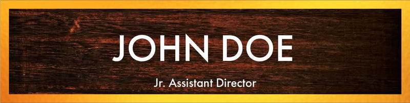 Office Desk Name Plate