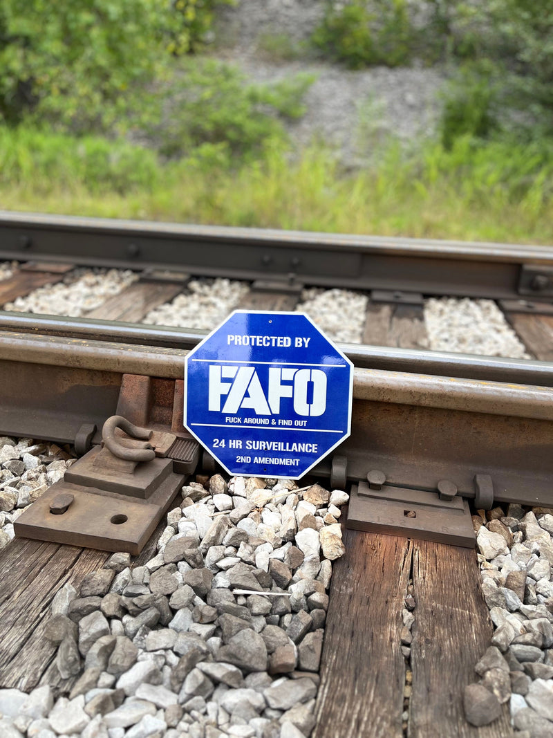 Special Offer: (BOGO3) Protected By FAFO Metal Sign