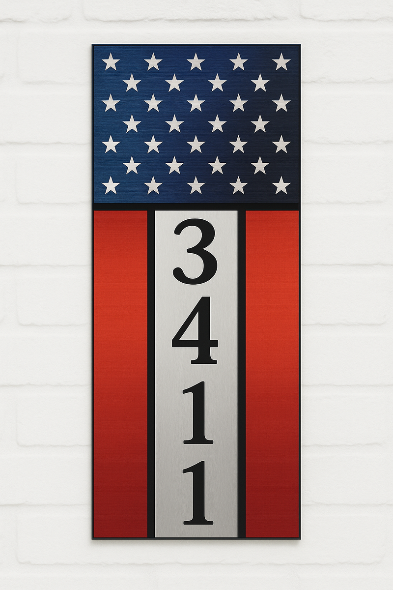American Address Sign
