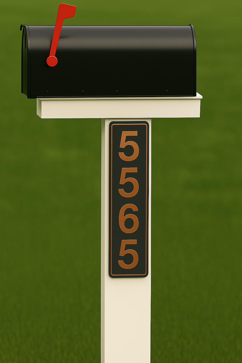 The Emergency-Visibility System - Custom Aluminum Mailbox Signs (Set of 2)