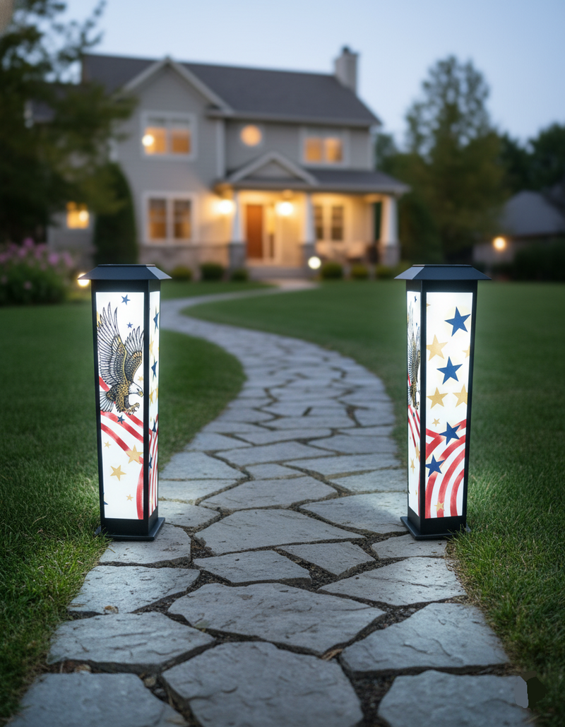 Heritage Eagle™ Patriotic Solar Light — Limited December Edition