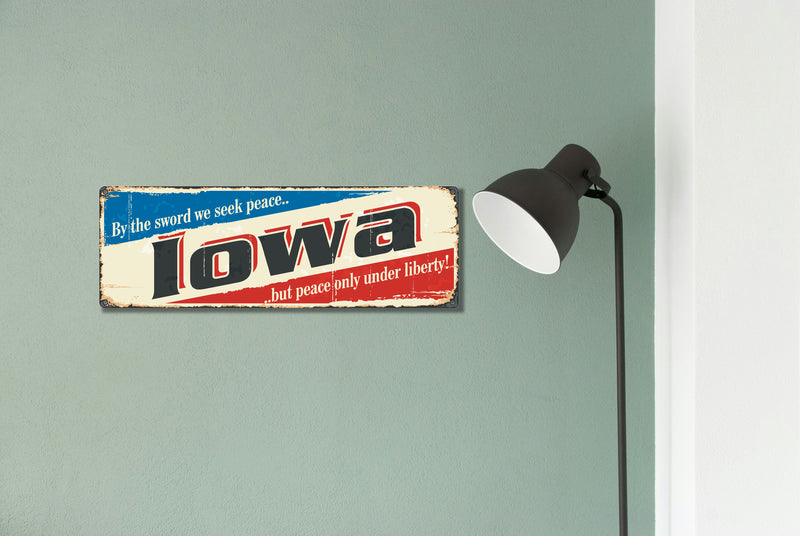 Vintage State Sign