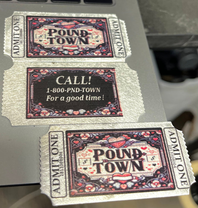 Metal Pound Town Ticket