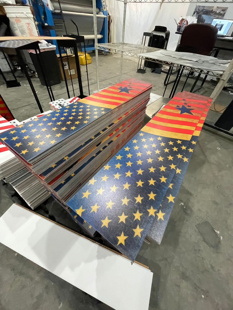 Liberty Spire: Patriotic Solar Light | American Flag & Eagle Design — Now With Interchangeable Panels