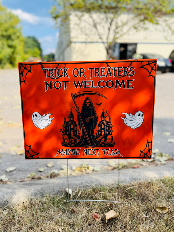 Trick or Treat Yard Sign