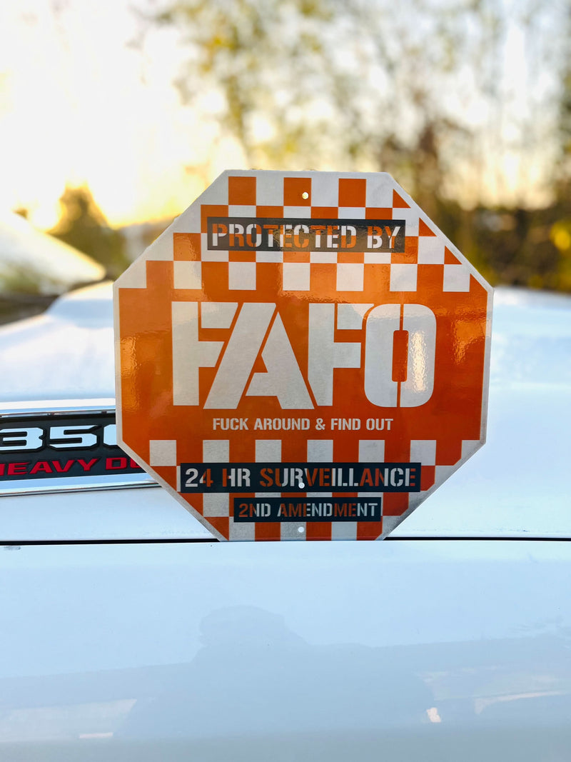 Tennessee FAFO Metal Sign