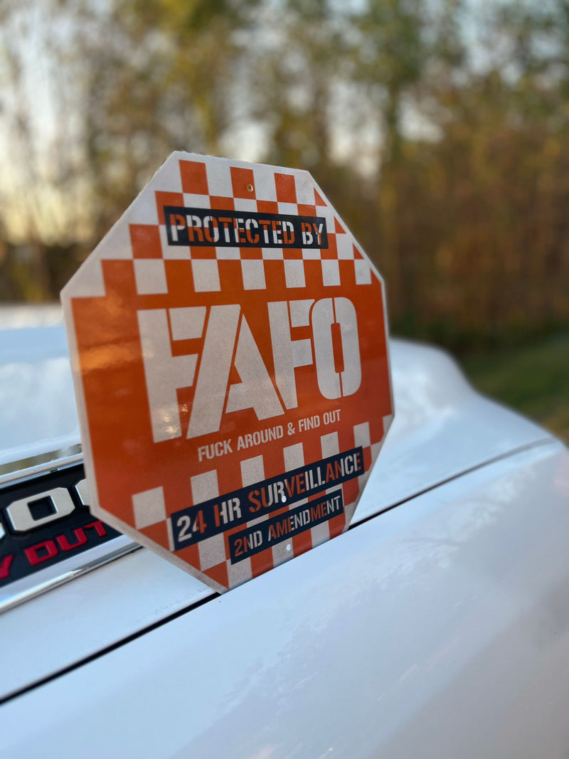 Tennessee FAFO Metal Sign