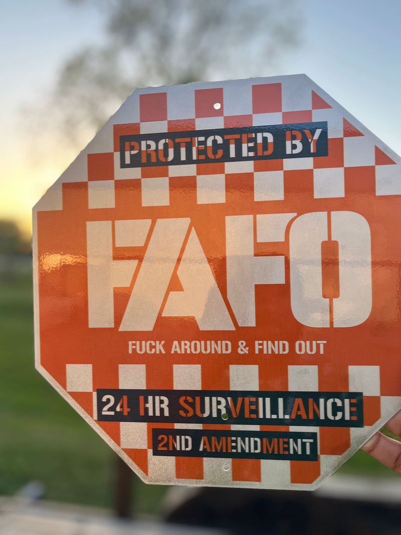 Tennessee FAFO Metal Sign