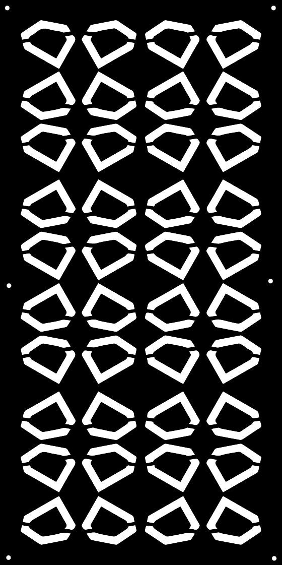 Geometric Drift – Aluminum Privacy Screen Kit