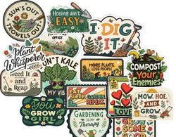 Garden Life Sticker Pack – 15 Hilarious Gardening Decals
