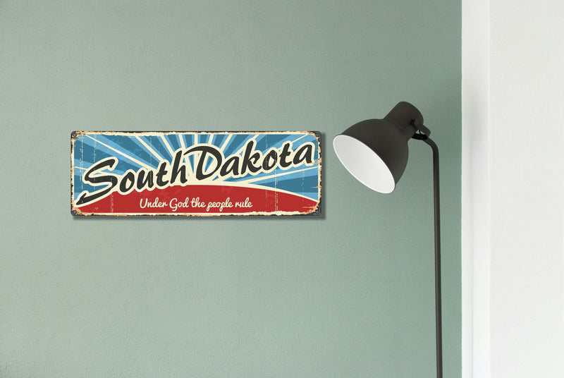 Vintage State Sign