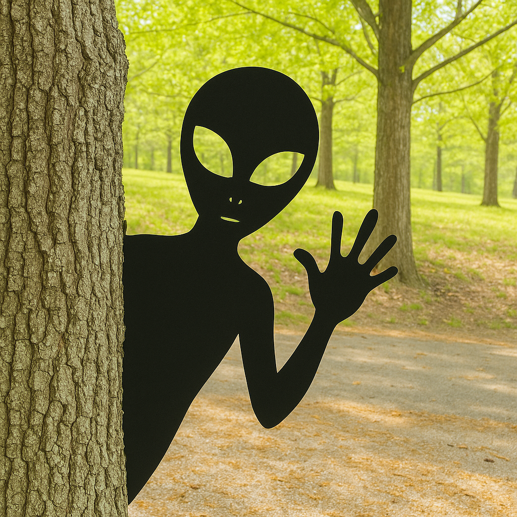Peek-A-Boo Alien Corner Sign - Buy One Get One 50% OFF - 15