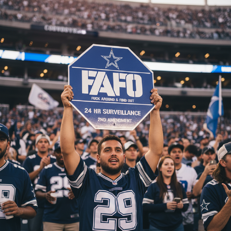 Protected by FAFO — Cowboys Home-Field Edition