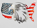 American Eagle Flag- High Quality 100% Made In The USA