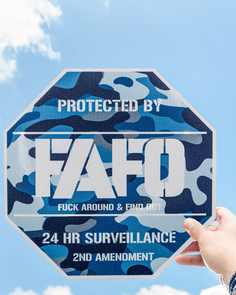 FAFO Metal Signs – Memorial Day BOGO 50% OFF (Made in USA)