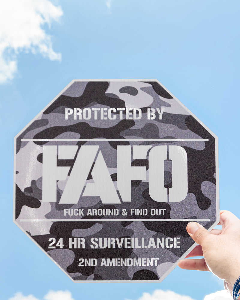 FAFO Metal Signs – Memorial Day BOGO 50% OFF (Made in USA)