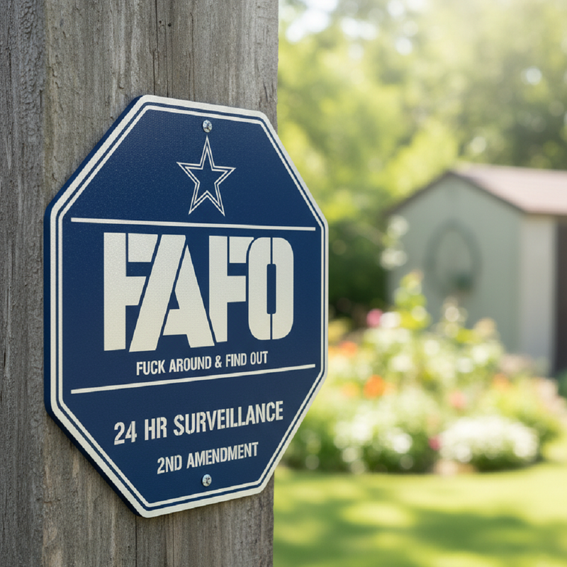 Protected by FAFO — Cowboys Home-Field Edition