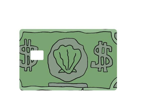 Bob Money parody card cover featuring playful shell design and dollar signs, perfect for currency humor lovers.