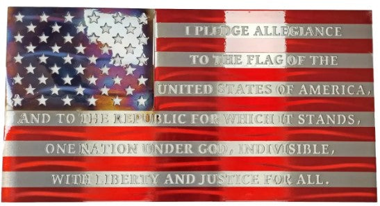 Pledge Of Allegiance Flag- High Quality 100% Made In The USA