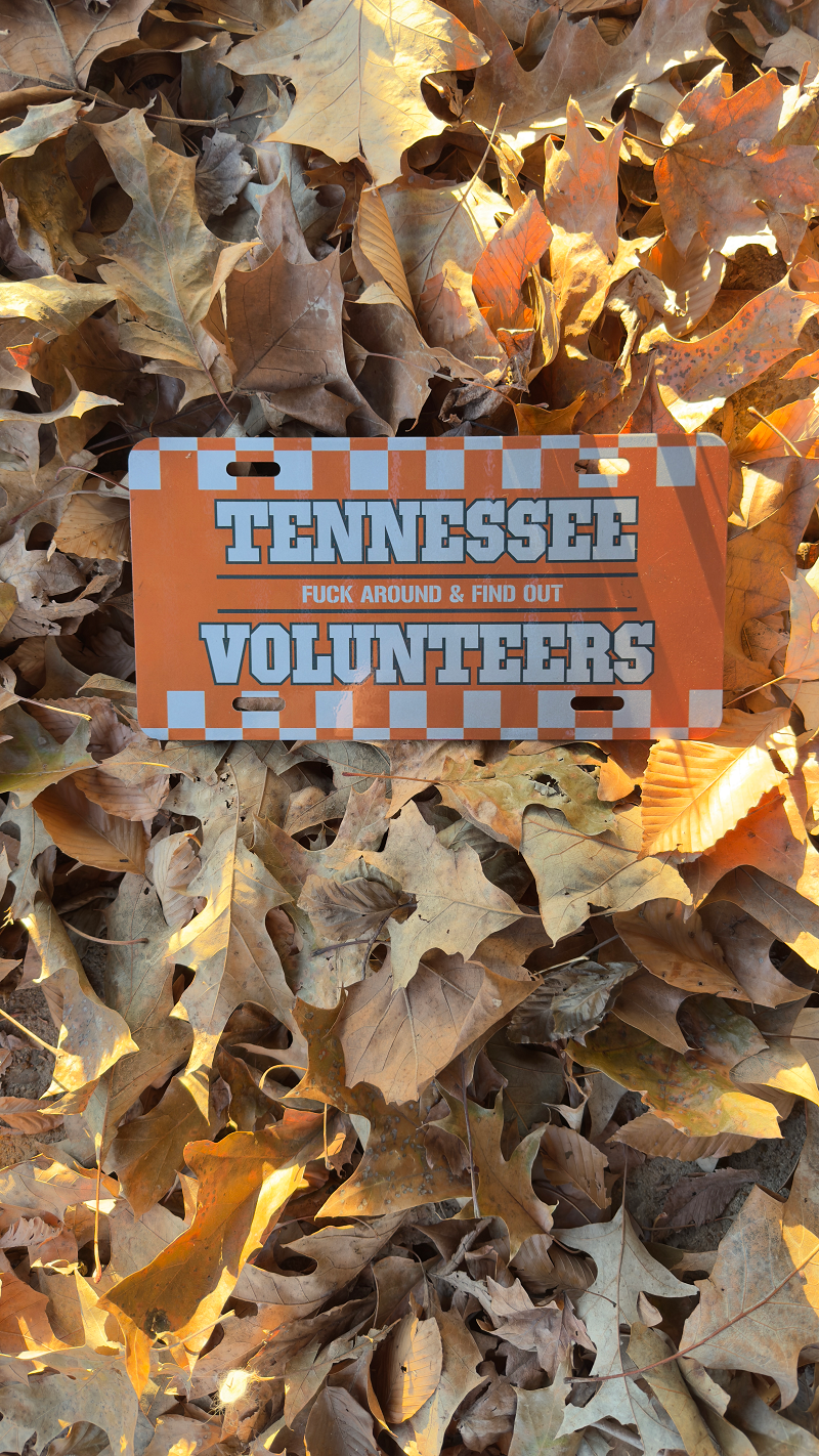 Tennessee Vols FAFO License Plate