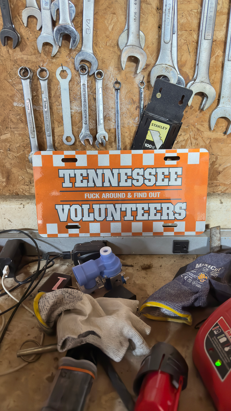 Tennessee Vols FAFO License Plate