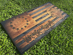 We The People 1776 Wooden American Flag - LIMITED EDITION!