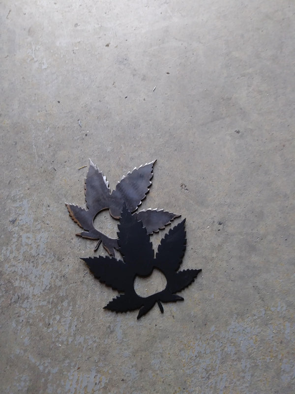 Weed Leaf Bottle Opener - Nashville Metal Art