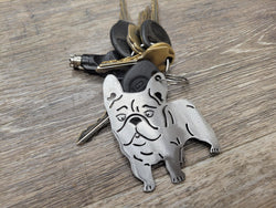 French Bulldog Keychain - Nashville Metal Art