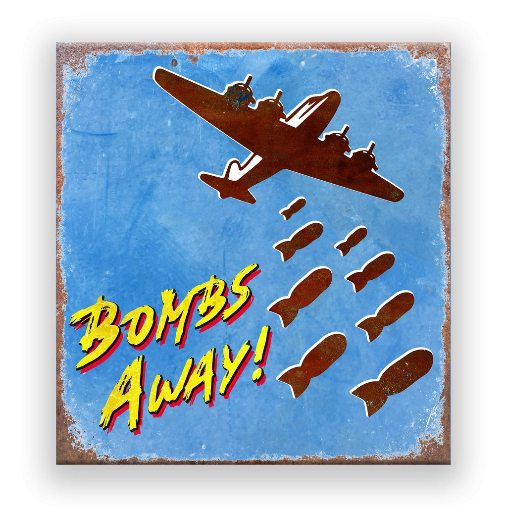 Bombs Away- UV Printed Steel – Nashville Metal Art