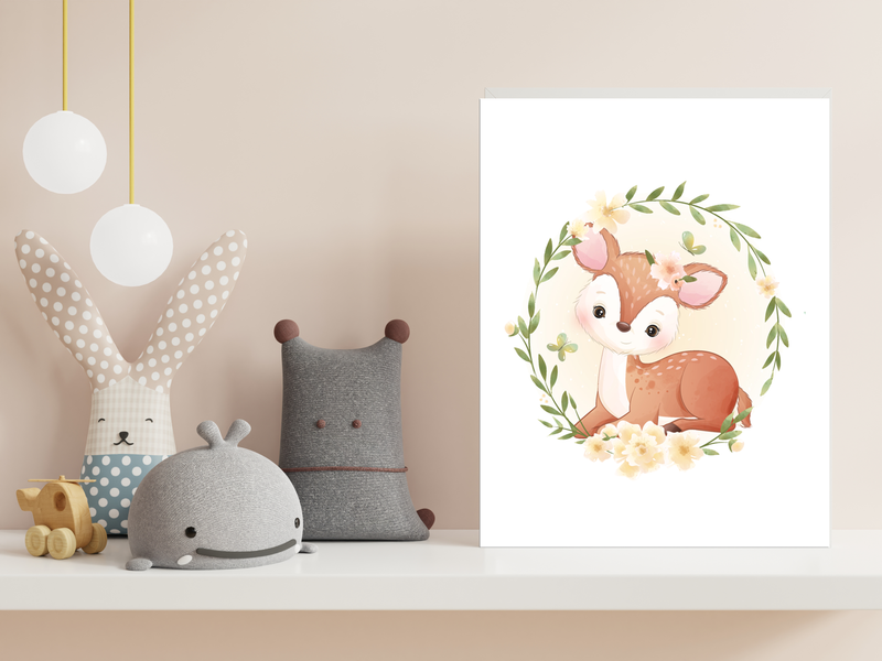 Baby Deer Nursery Decor