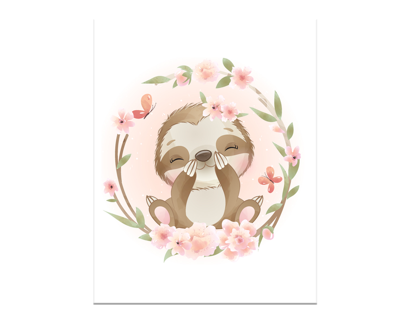 Baby Sloth Nursery Décor