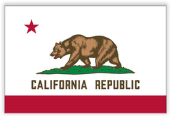 California State Metal Flag