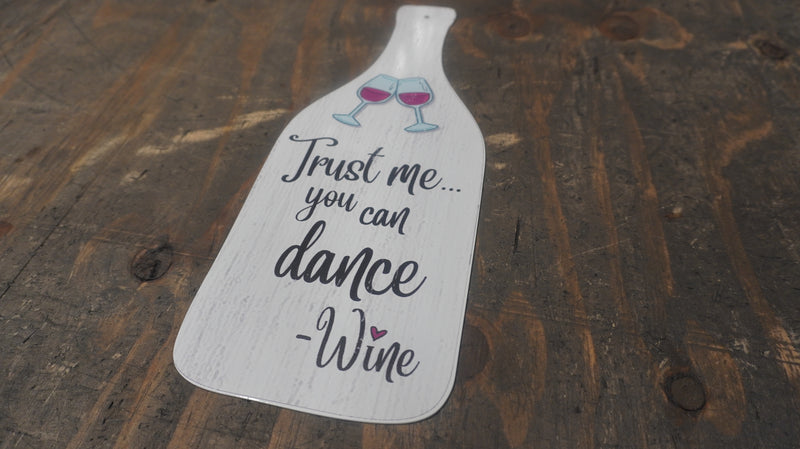 Trust Me You Can Dance -  Steel Wine Bottle