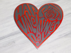 Happy Valentines Day Heart - Nashville Metal Art