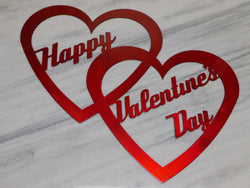Happy Valentines Day Heart - Nashville Metal Art