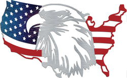 American Eagle Flag (UV Printed)