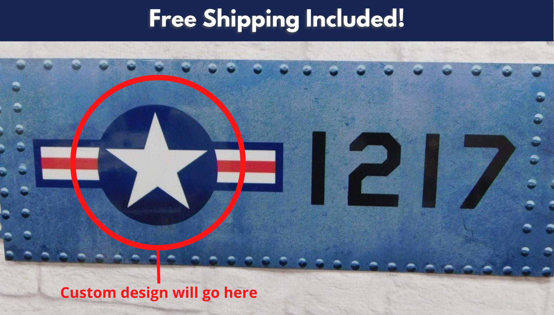 Military Address Flag - High Quality 100% USA MADE – Nashville Metal Art