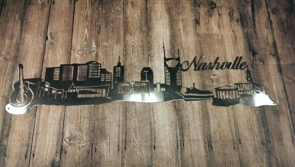 Nashville Skyline - Nashville Metal Art