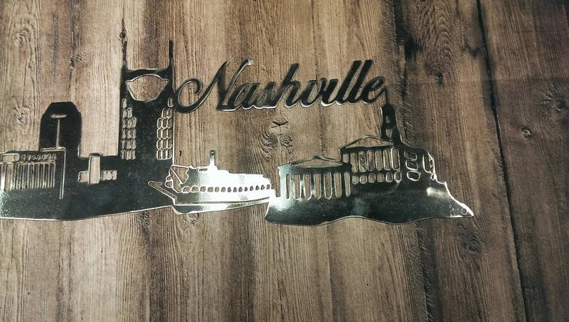Nashville Skyline - Nashville Metal Art