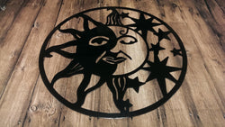 Sun And Moon - Nashville Metal Art
