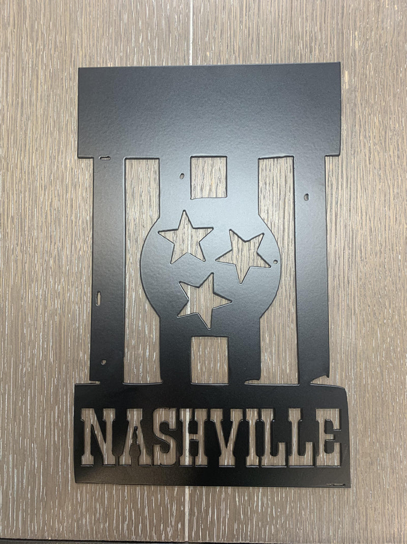 Nashville Tri Star - Nashville Metal Art