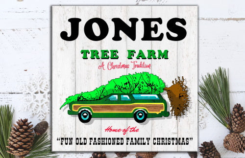 Tree Farm- Family Name Sign