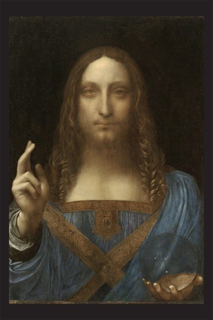 Salvator Mundi- Leonardo da Vinci  Fine Art Metal Print