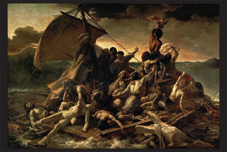 The Raft Of Medusa - Théodore Géricault  Fine Art Metal Print